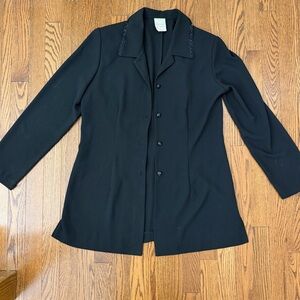 Mantles Black Tailored Blazer – Made in Canada – Women’s Size 12